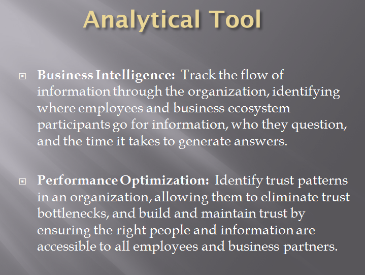 The Trust Extender Enlarge the circle of trust by empowering